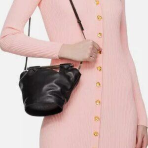 STAUD MAR BUCKET BAG in BLACK 10”x7.5” MSRP$395 Chic & Minimalism